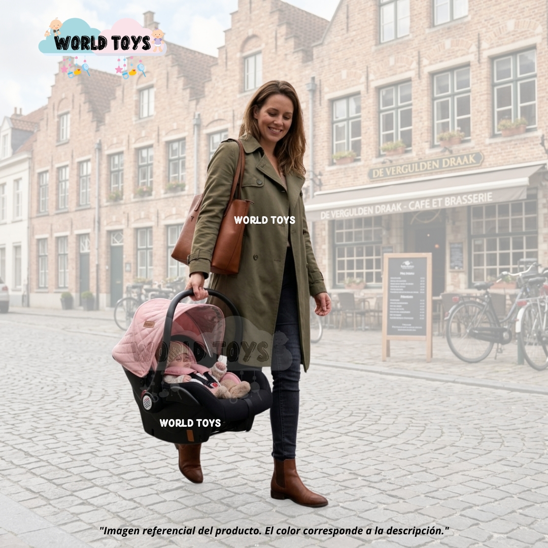 COCHE MOISÉS TRAVEL SYSTEM «SPEED PRINCE» CON PORTABEBÉ Y MOCHILA PAÑALERA - 5