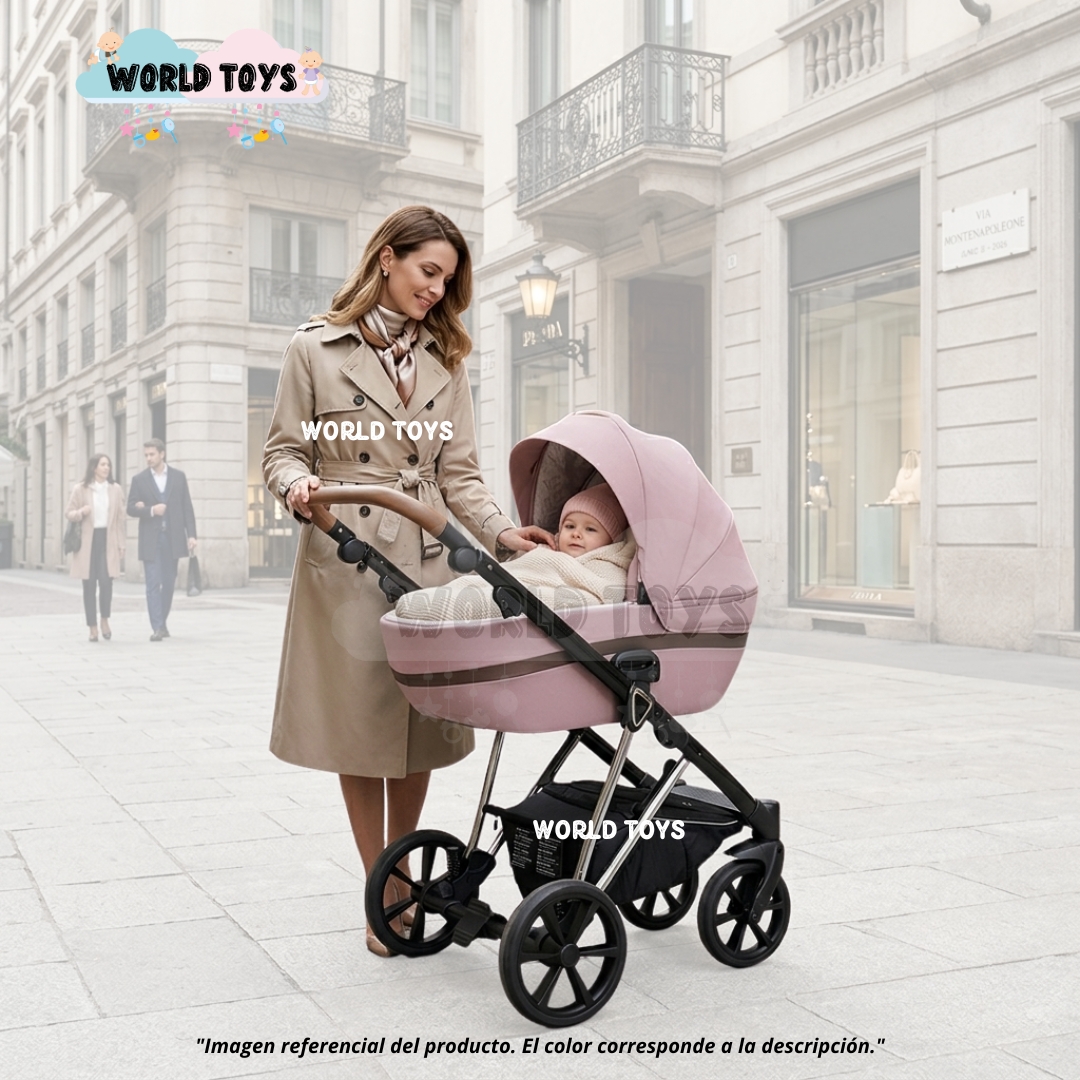 COCHE MOISÉS TRAVEL SYSTEM KIDILO «DAKIT» CON MOCHILA PAÑALERA - 2