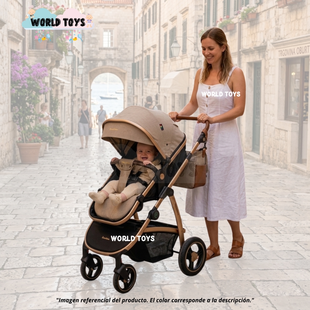 COCHE MOISÉS TRAVEL SYSTEM «SPEED PRINCE MINUS» CON MOCHILA PAÑALERA - 2