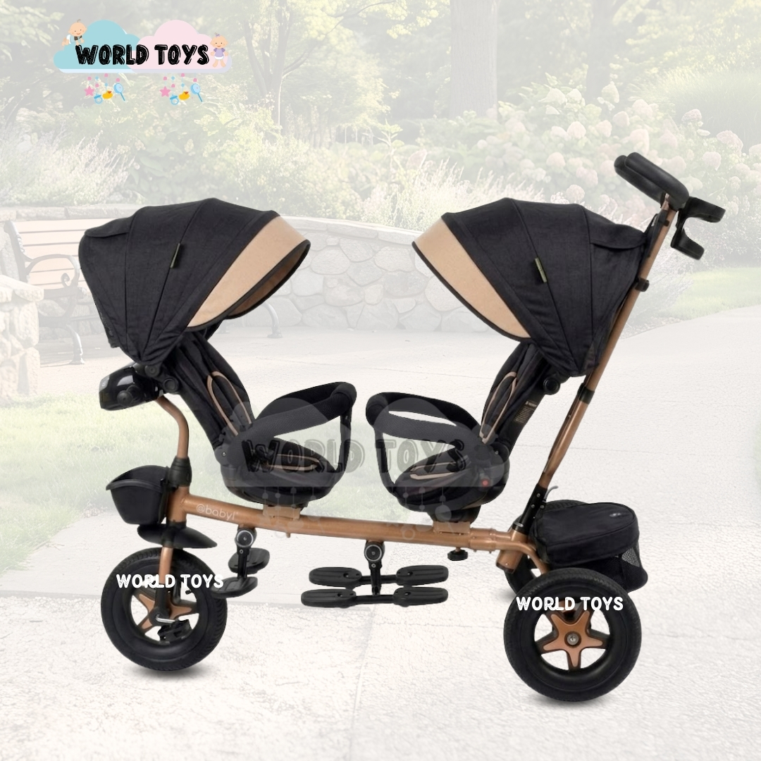 TRICICLO GUIADOR GEMELAR «TWIN RACE» EDICIÓN LIMITADA - 3