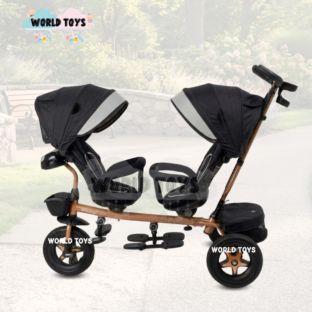 TRICICLO GUIADOR GEMELAR «TWIN RACE» EDICIÓN LIMITADA - 3