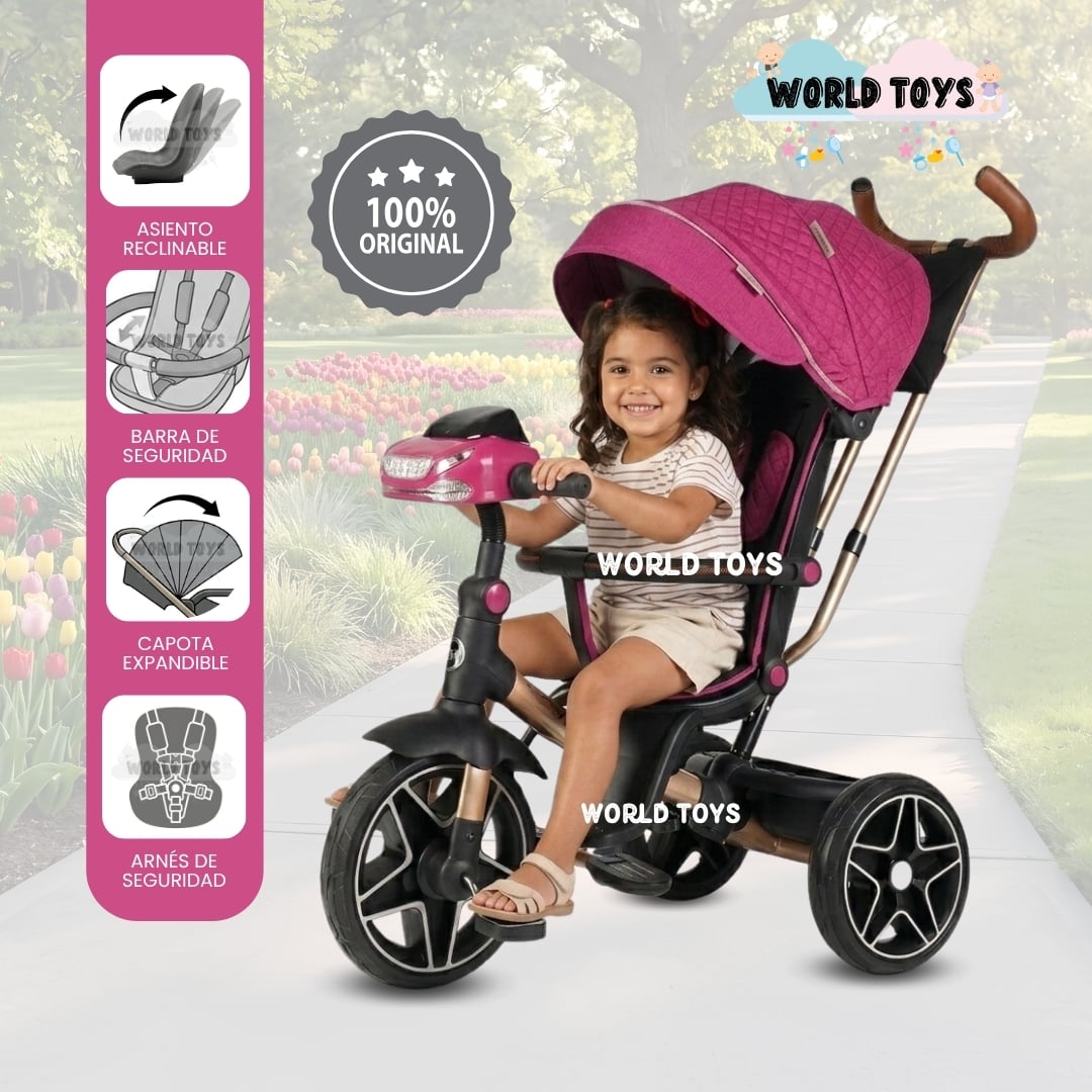 TRICICLO GUIADOR PARA BEBÉS «FOX NOVA» EDICIÓN LIMITADA - 1