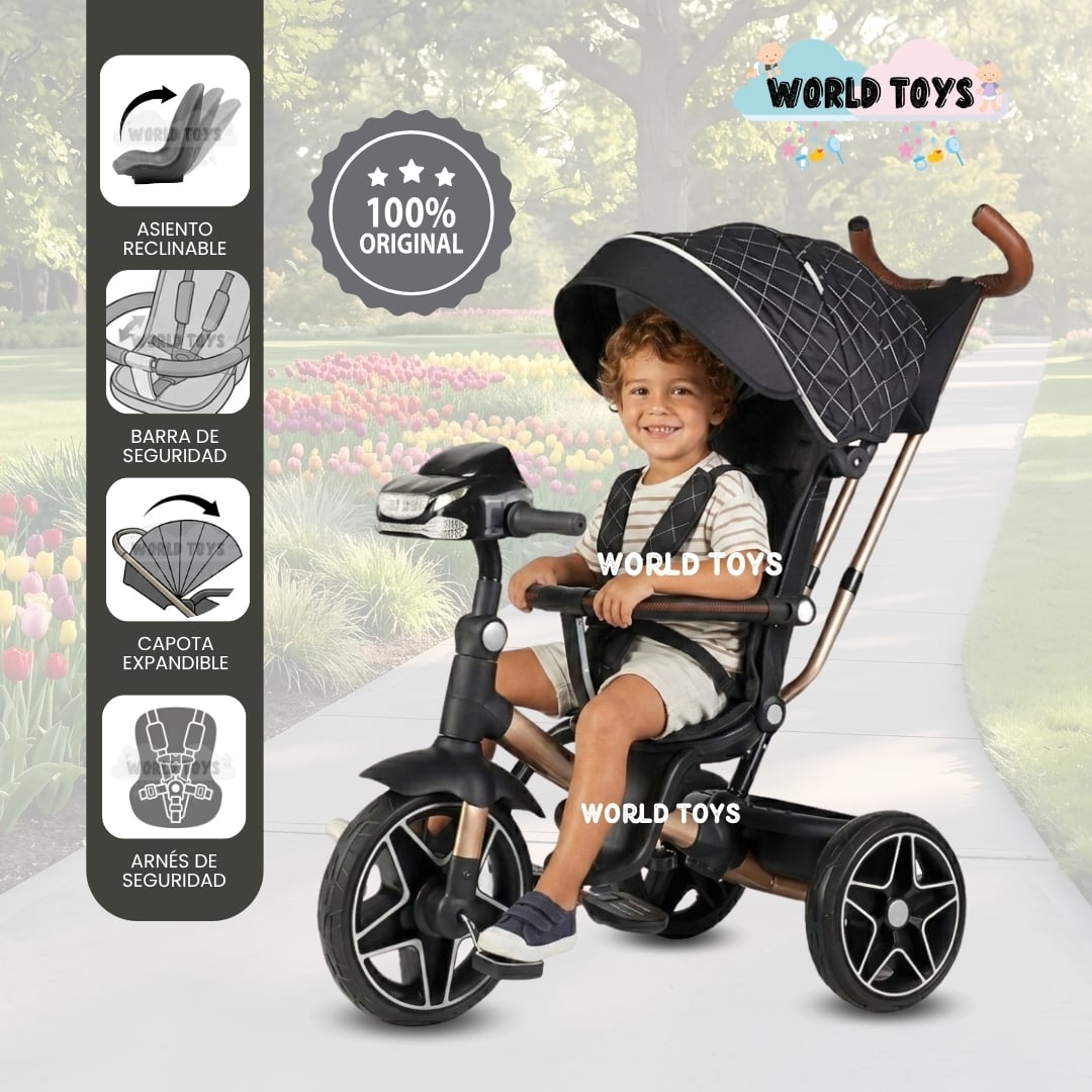TRICICLO GUIADOR PARA BEBÉS «FOX NOVA» EDICIÓN LIMITADA - 1