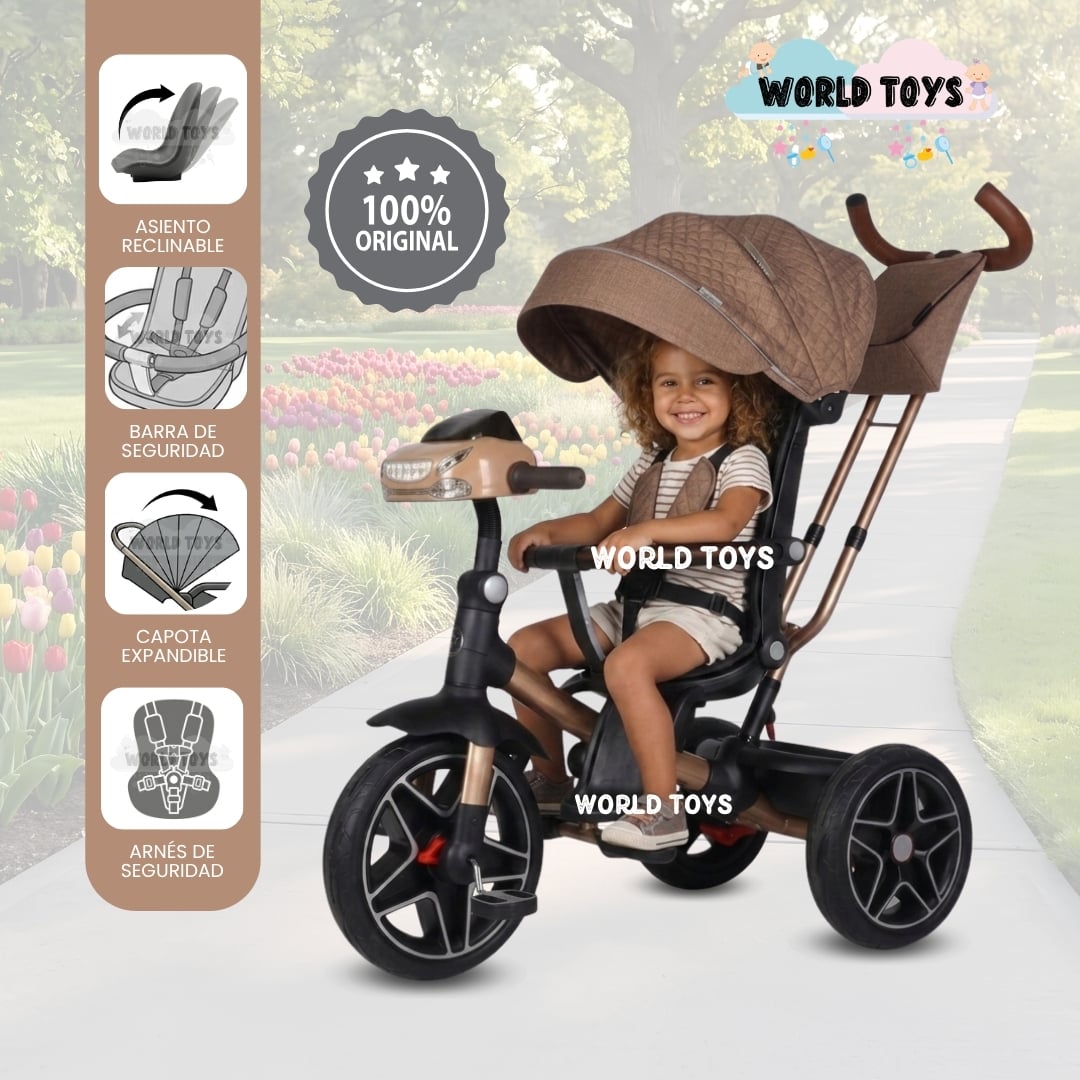 TRICICLO GUIADOR PARA BEBÉS «FOX NOVA» EDICIÓN LIMITADA - 1