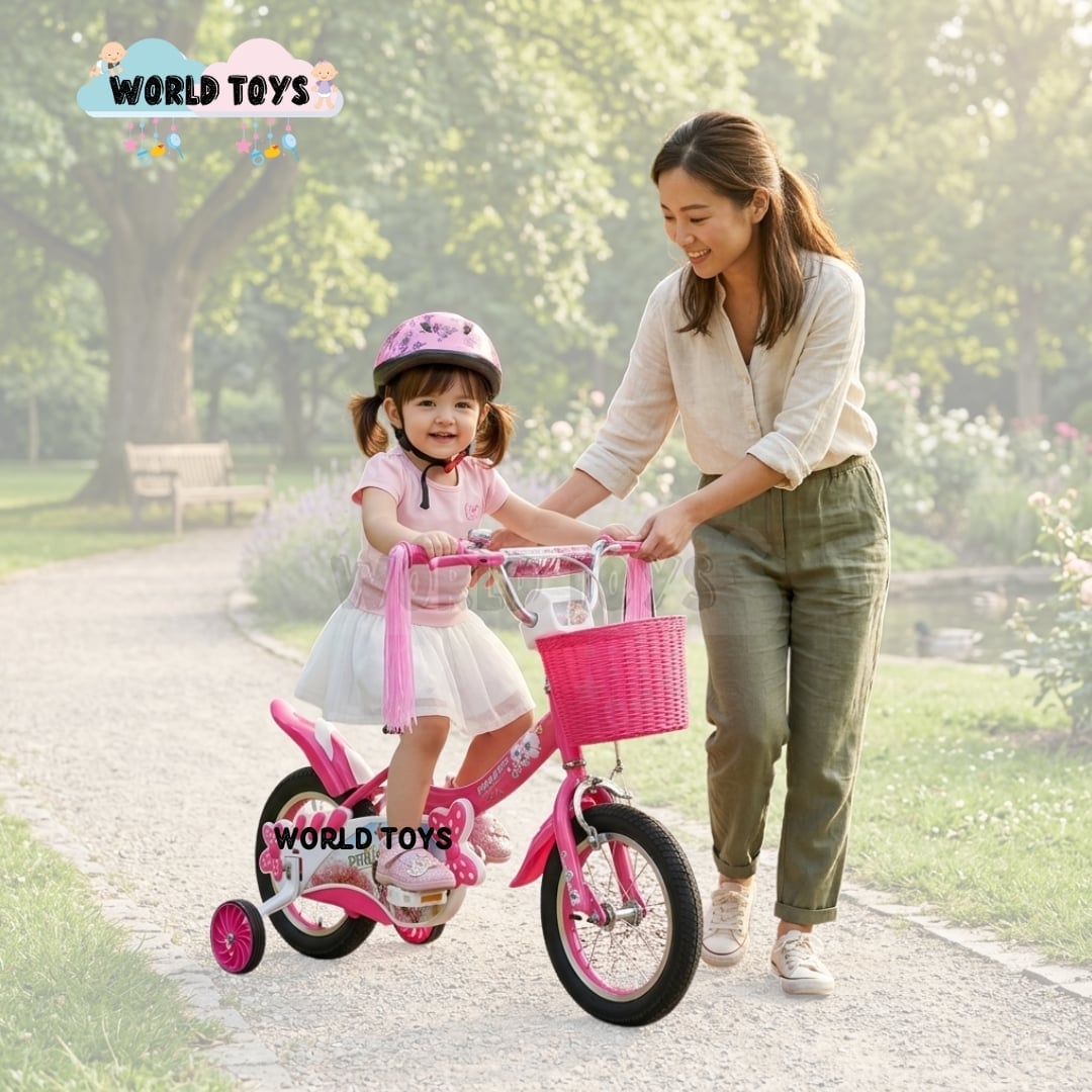 BICICLETA CAMPERA ARO 12 «ANNE» CON CANASTA - 2