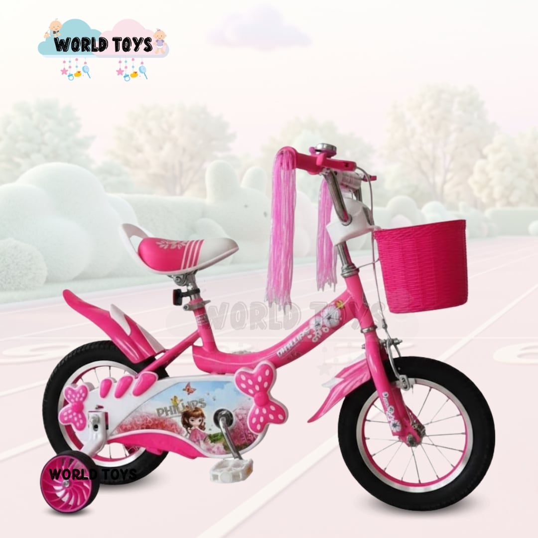 BICICLETA CAMPERA ARO 12 «ANNE» CON CANASTA - 3