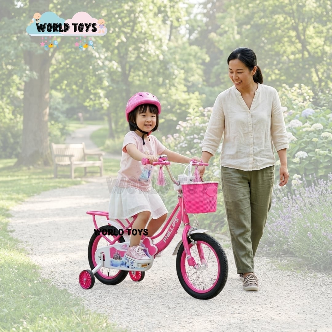 BICICLETA CAMPERA ARO 12 «CUTIE» CON CANASTA - 2