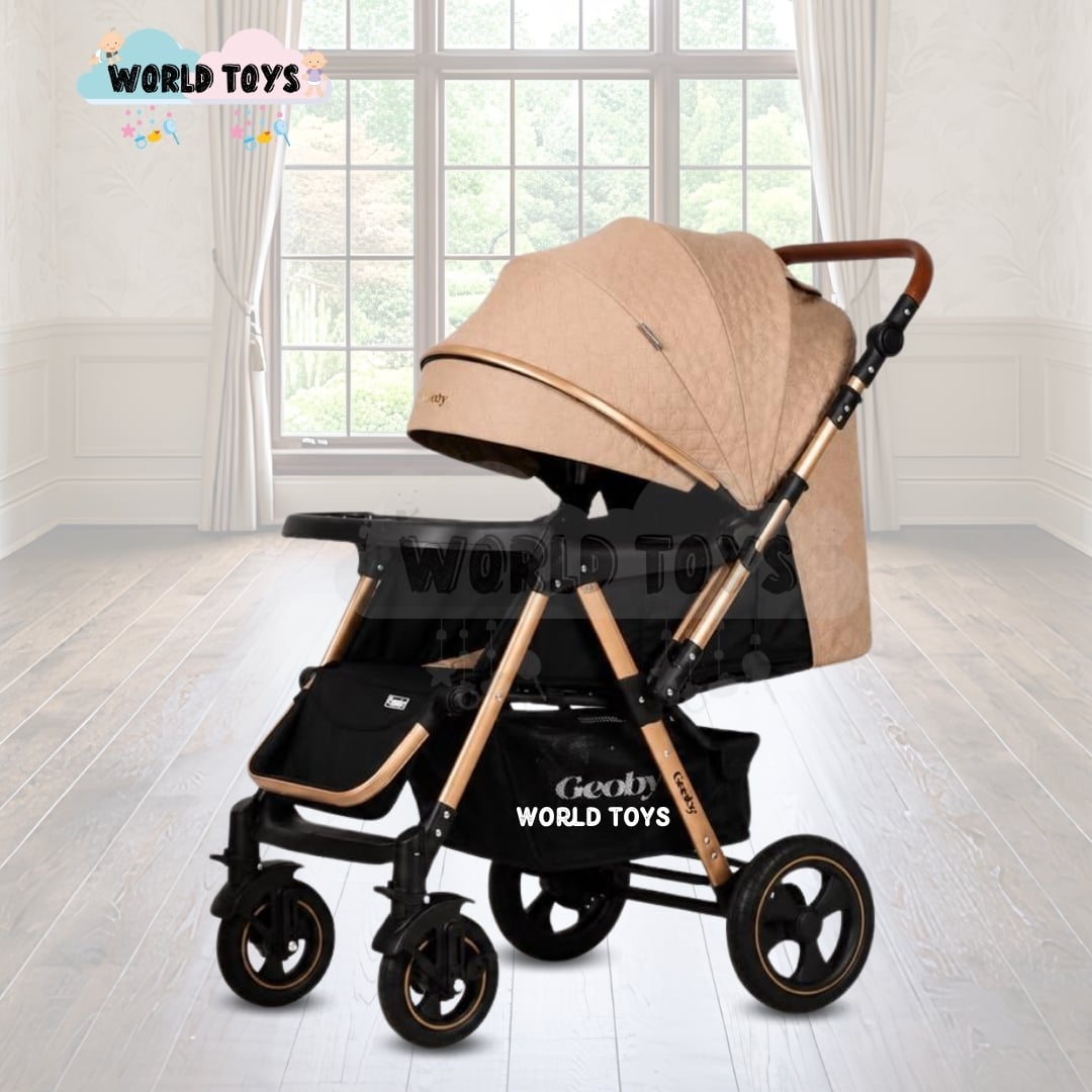 COCHE CUNA DE LUJO «GEOBY» CON MOCHILA - 3