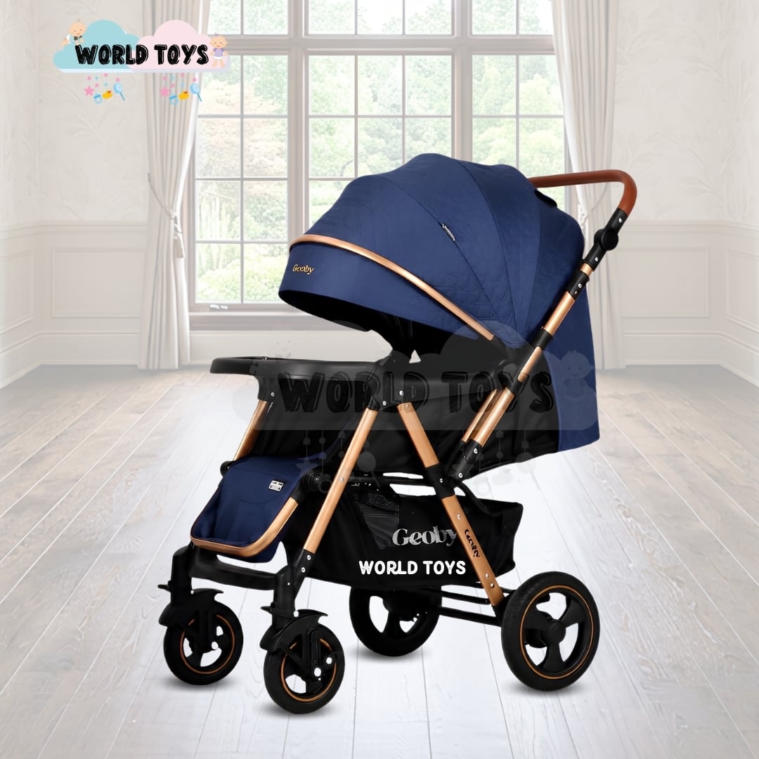 COCHE CUNA DE LUJO «GEOBY» CON MOCHILA - 3