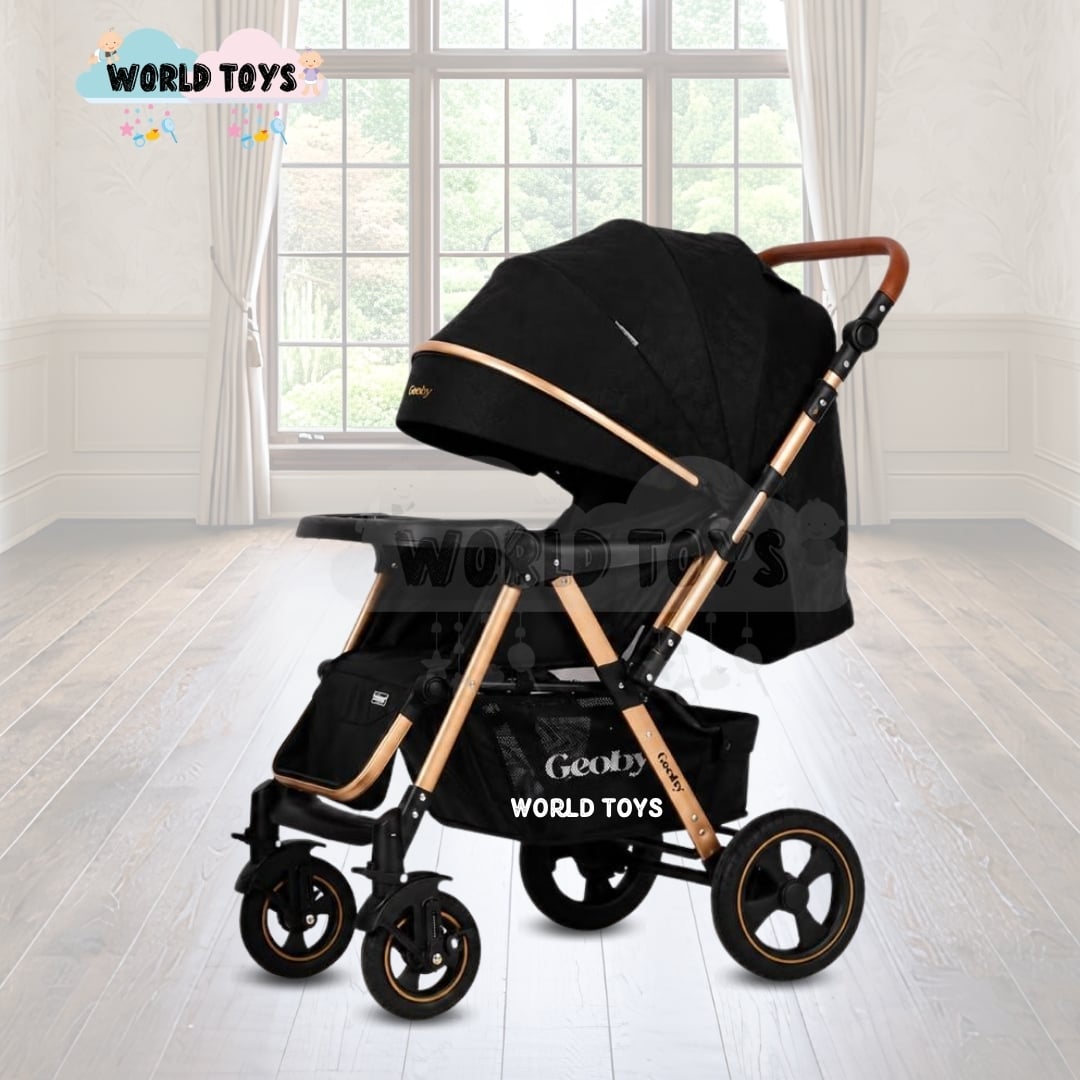 COCHE CUNA DE LUJO «GEOBY» CON MOCHILA - 3