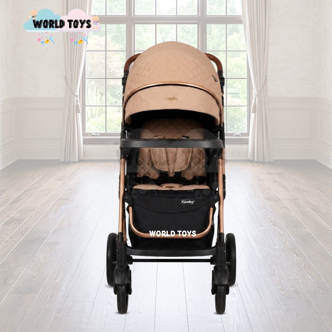 COCHE CUNA DE LUJO «GEOBY» CON MOCHILA - 5