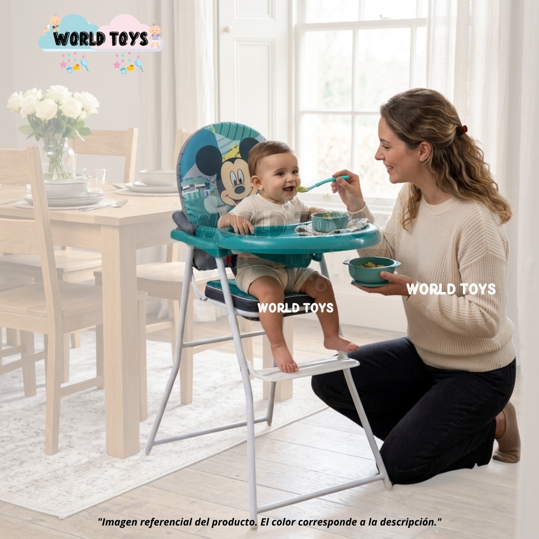 SILLA DE COMER PLEGABLE «MEESKA» CON DISEÑO RATÓN - 2