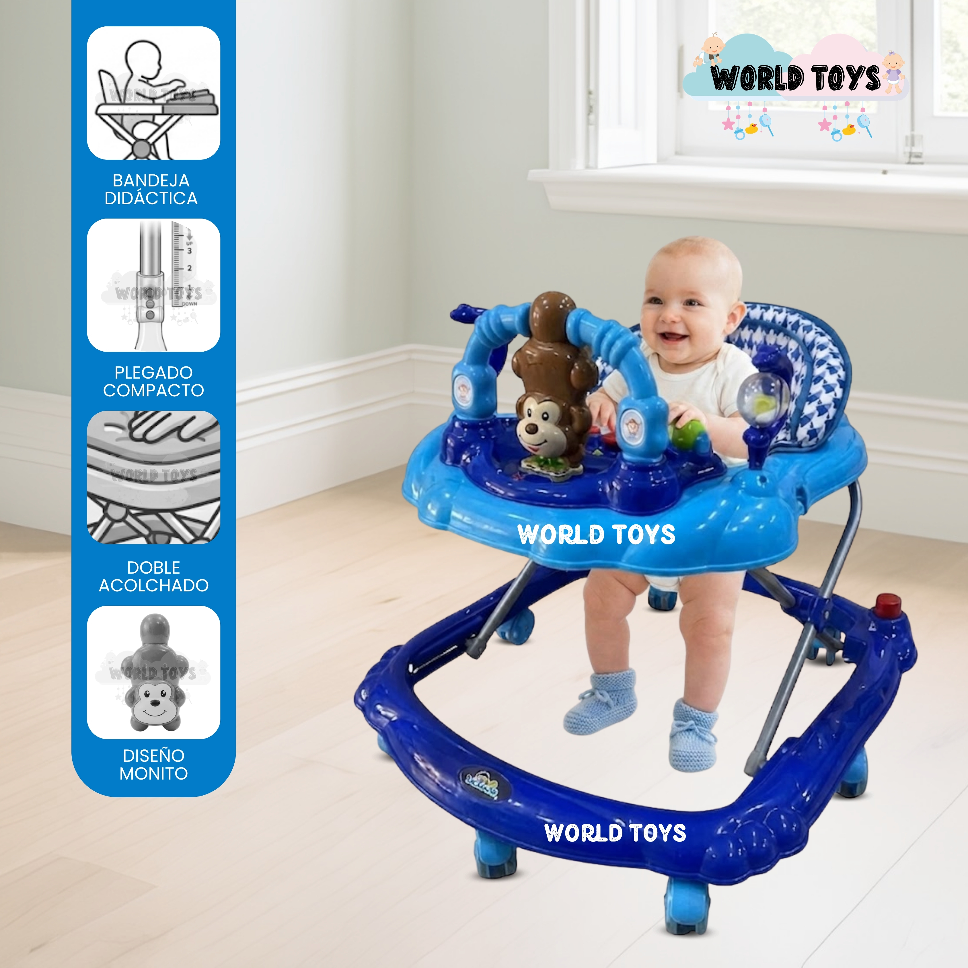 ANDADOR PARA BEBÉ MUSICAL «MONITO MUSICAL» EDICION LIMITADA - 1