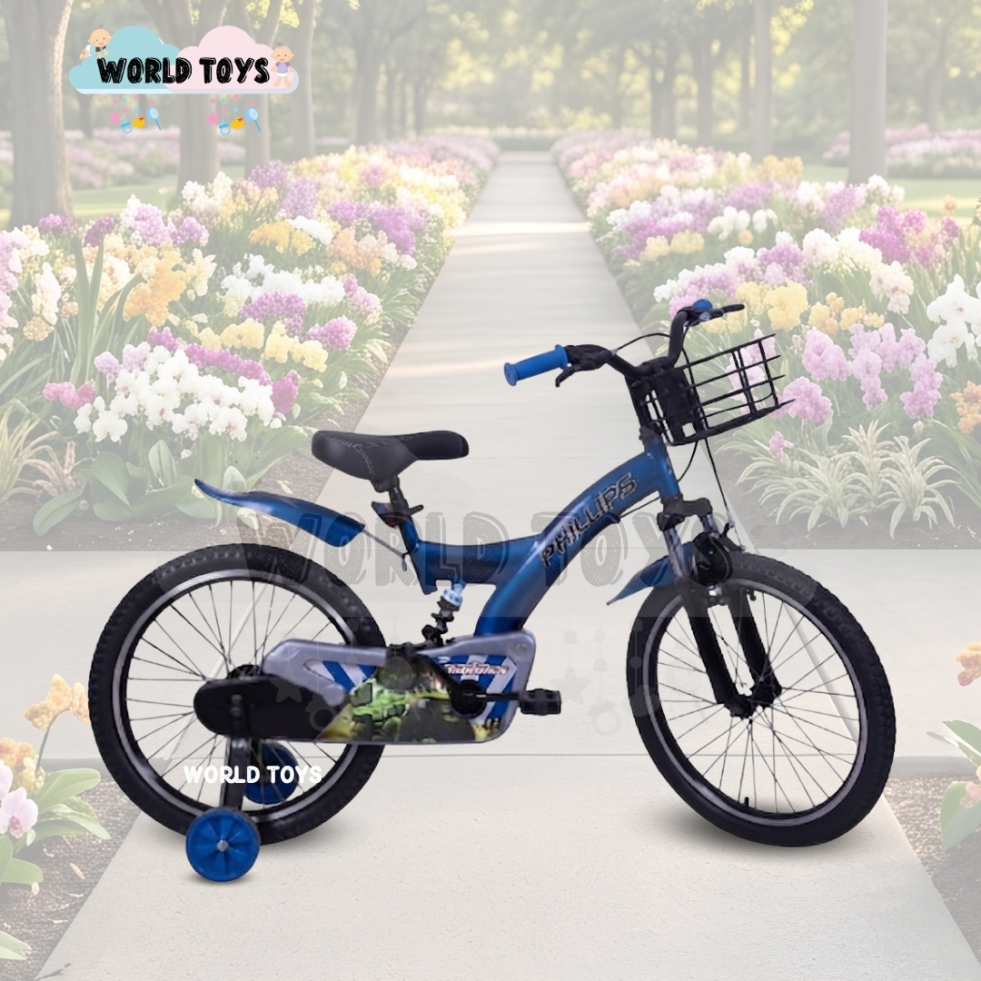 BICICLETA PARA NIÑO ARO 20 «PHILLIPS KING» CON CANASTA - 4
