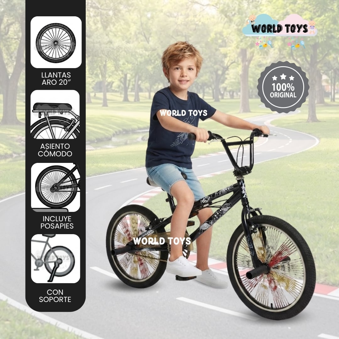 BICICLETA BMX PARA NIÑO «ONE-DI» ARO 20 COLECCIÓN EXCLUSIVA - 1