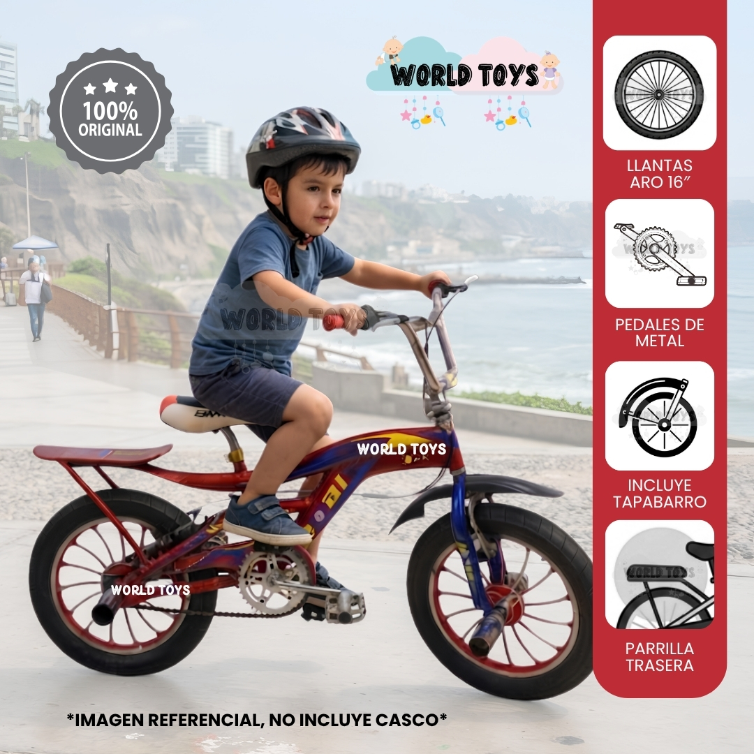 BICICLETA BMX PARA NIÑO «VOLT MG» ARO 16 COLECCIÓN EXCLUSIVA - 1