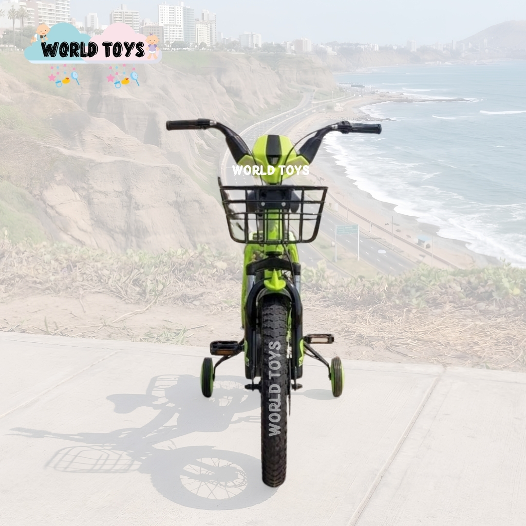 BICICLETA PARA NIÑO ARO 16 «OPTIMUS» CON CANASTA EDICIÓN EXCLUSIVA - 4