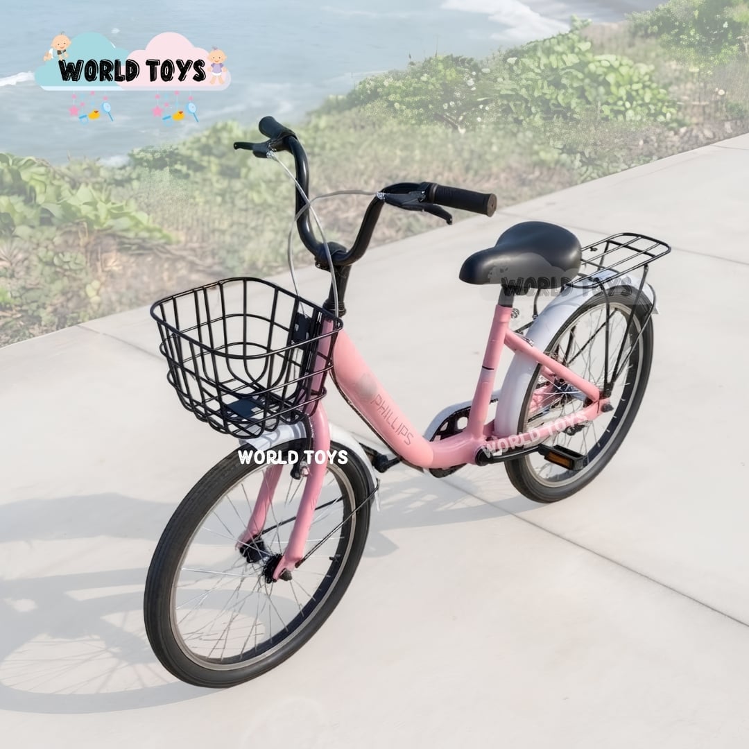 BICICLETA PARA NIÑA ARO 20 «MARIE» CON CANASTA - 4