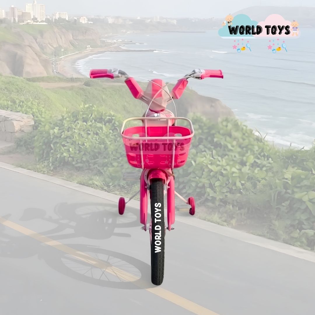 BICICLETA PARA NIÑO ARO 20 «MEGATRON» CON CANASTA EDICIÓN EXCLUSIVA LIGHT PINK - 5