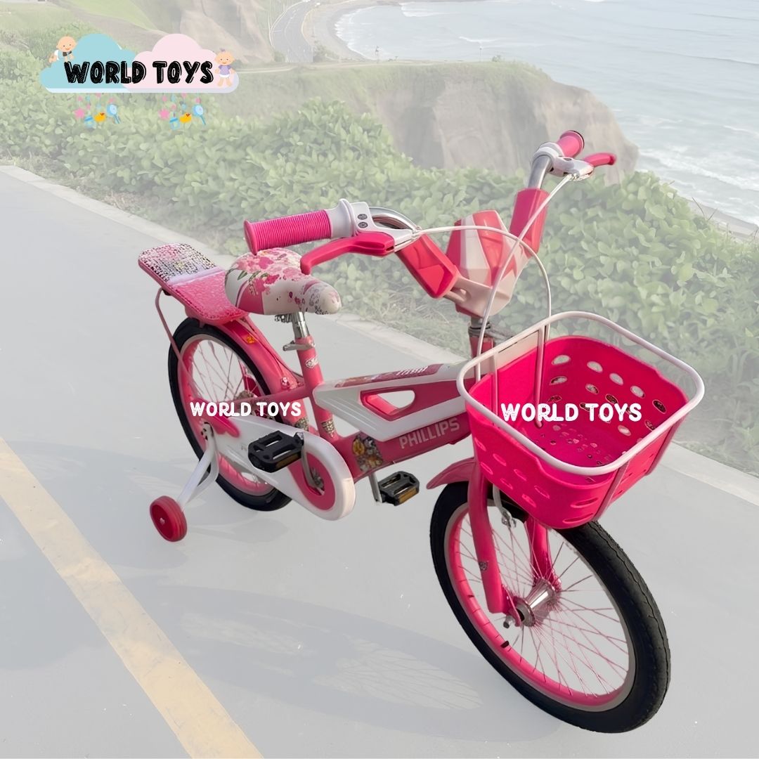 BICICLETA PARA NIÑO ARO 20 «MEGATRON» CON CANASTA EDICIÓN EXCLUSIVA LIGHT PINK - 6