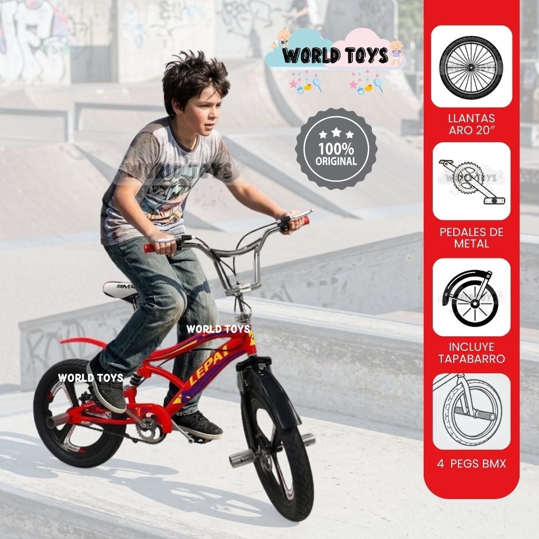 BICICLETA BMX PARA NIÑO «GNAR» ARO 20 COLECCIÓN EXCLUSIVA - 2