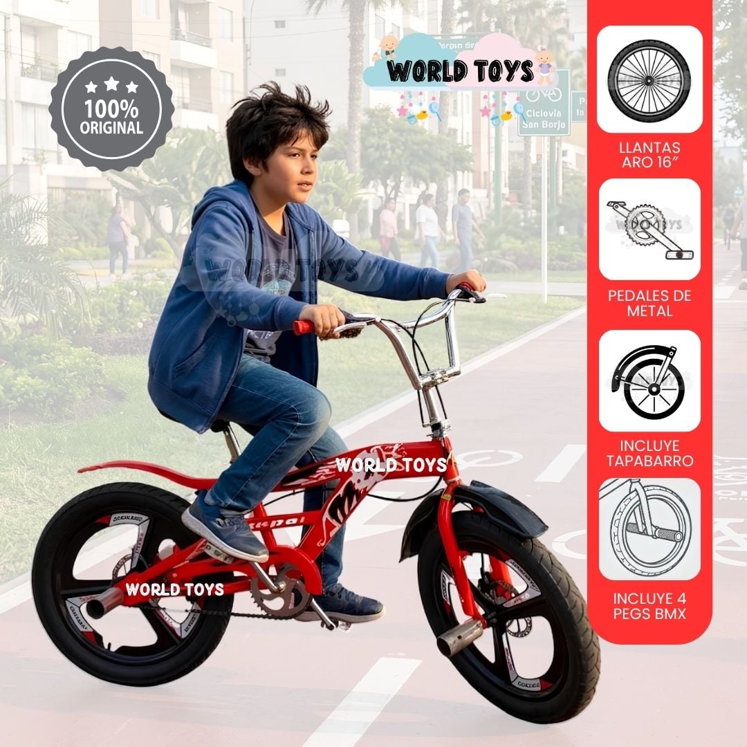 BICICLETA BMX PARA NIÑO «MAGNESO» ARO 20 COLECCIÓN EXCLUSIVA - 2