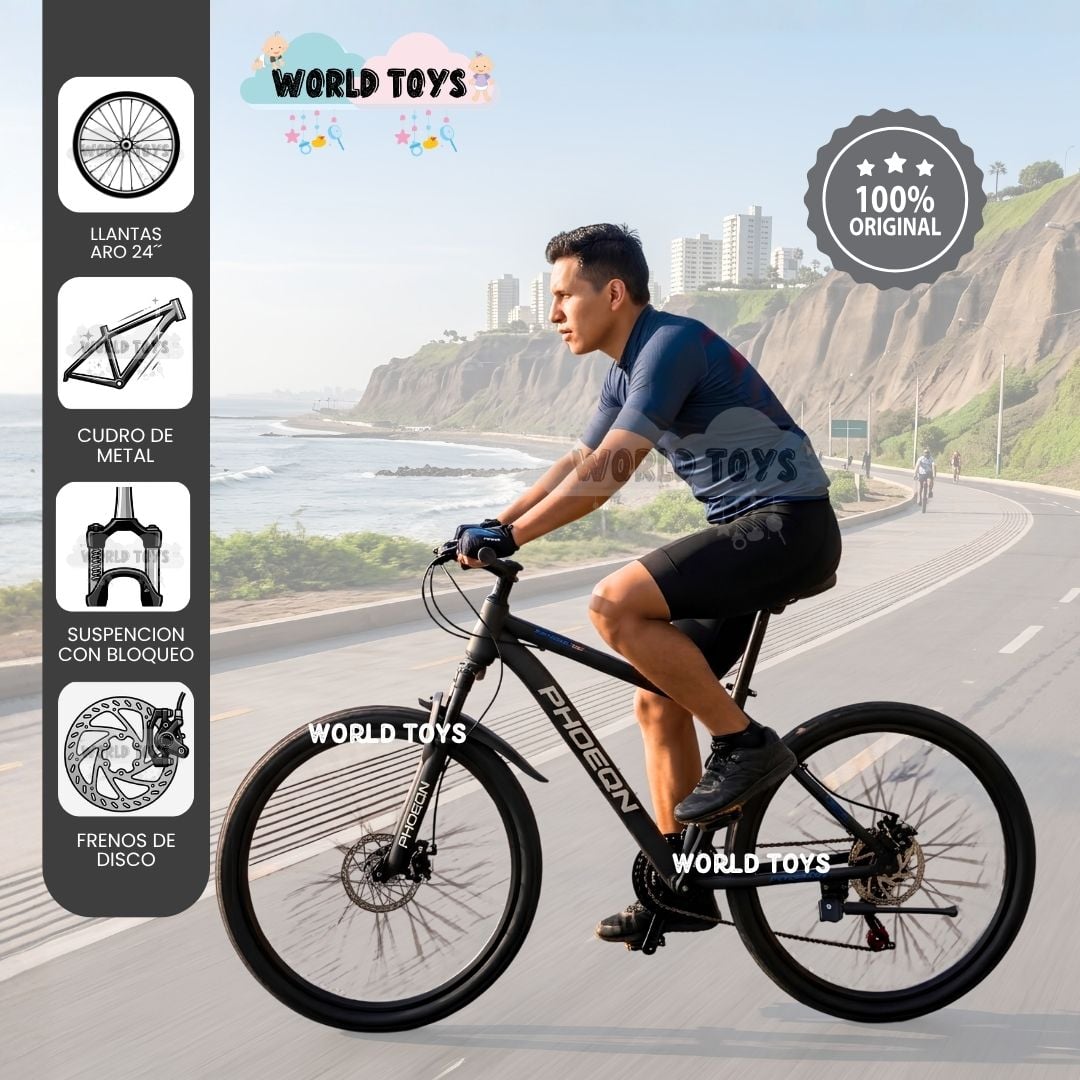 BICICLETA DEPORTIVA ARO 24 «PHOENIX» EDICIÓN LIMITADA - 2