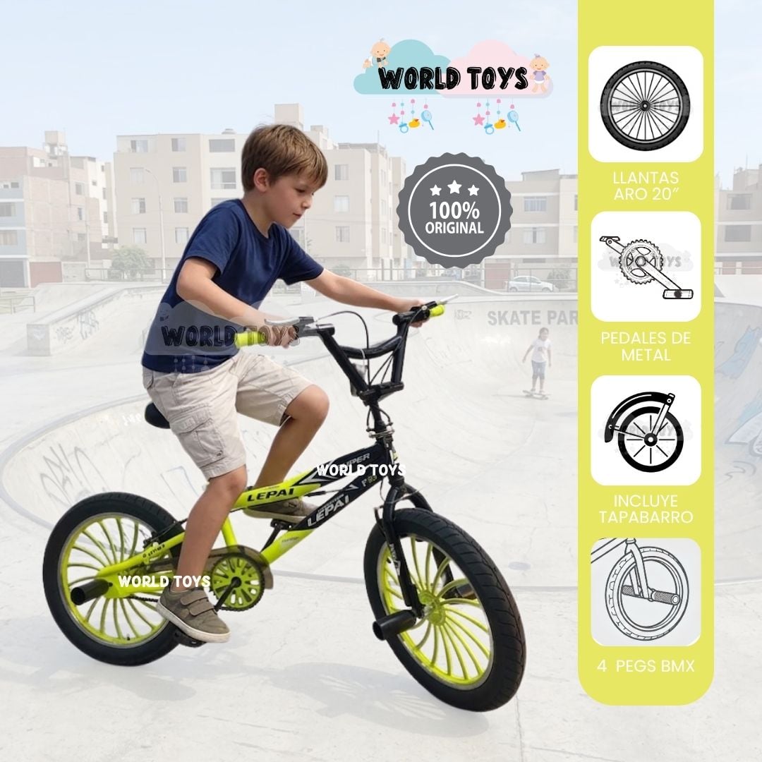 BICICLETA BMX PARA NIÑO «PYKE» ARO 20 COLECCIÓN EXCLUSIVA - 2