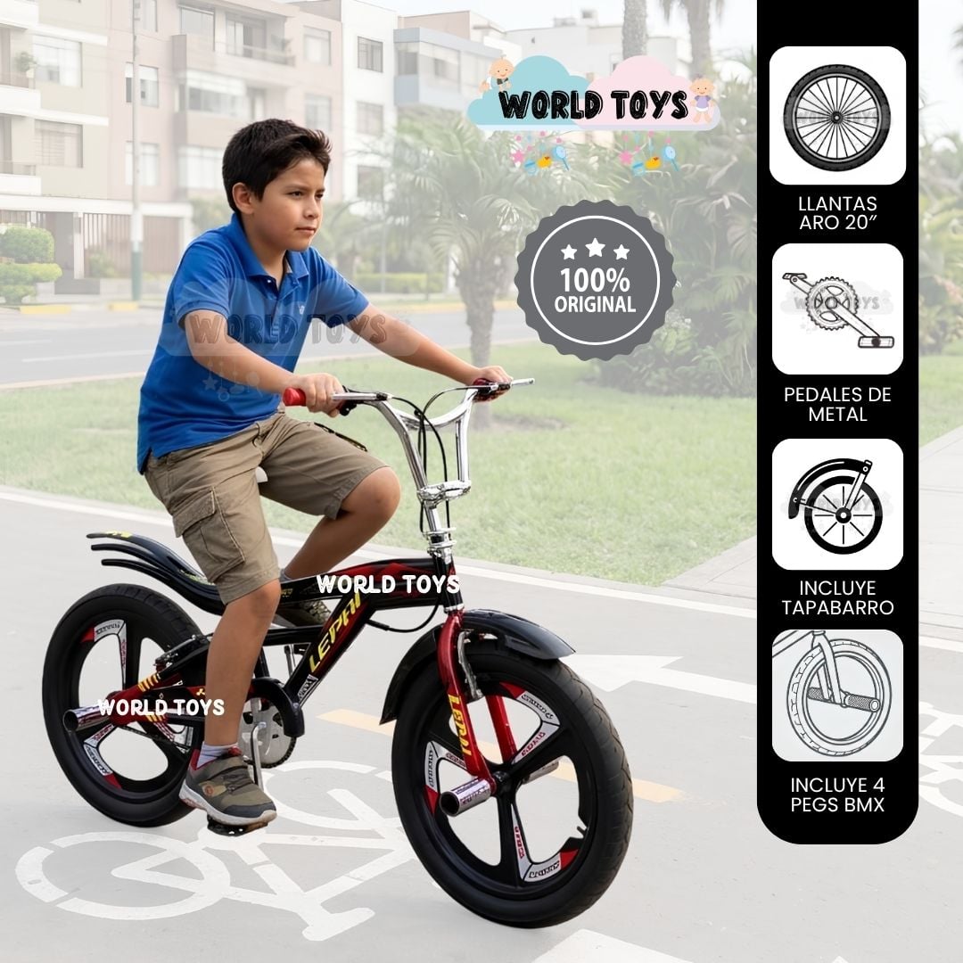 BICICLETA BMX PARA NIÑO «MAGNESO II» ARO 20 COLECCIÓN EXCLUSIVA - 2