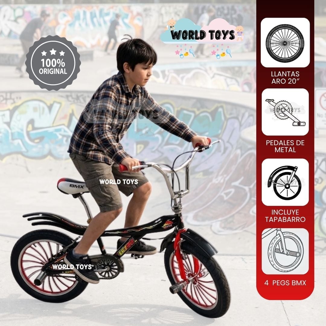 BICICLETA BMX PARA NIÑO «RYZE» ARO 20 COLECCIÓN EXCLUSIVA - 2
