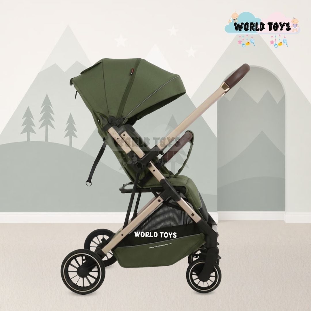 COCHE MALETA DE LUJO «YURID» KIDILO MANGO REVERSIBLE GREEN - 4