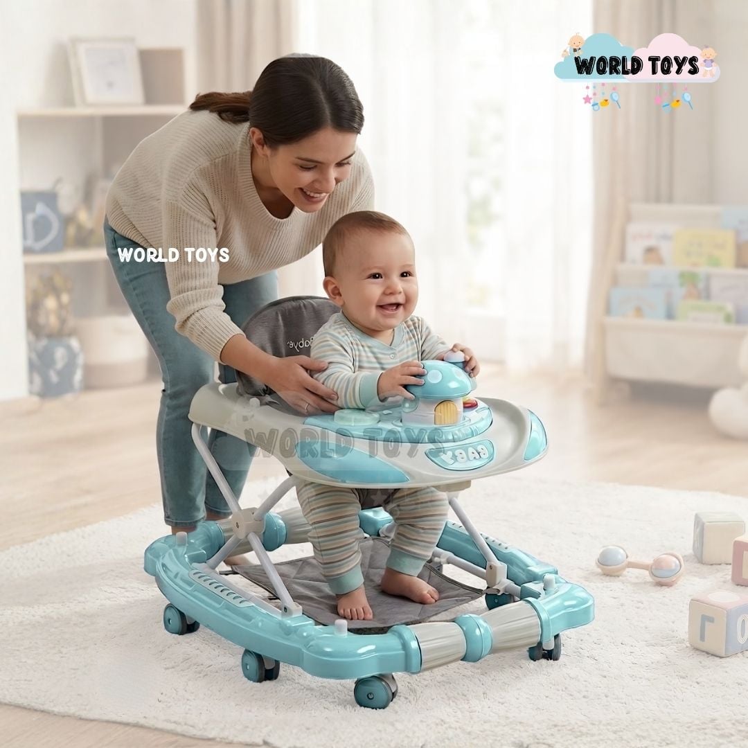ANDADOR CON TABLERO DIDÁCTICO «DONO» EDICIÓN LIMITADA SKY BLUE - 3
