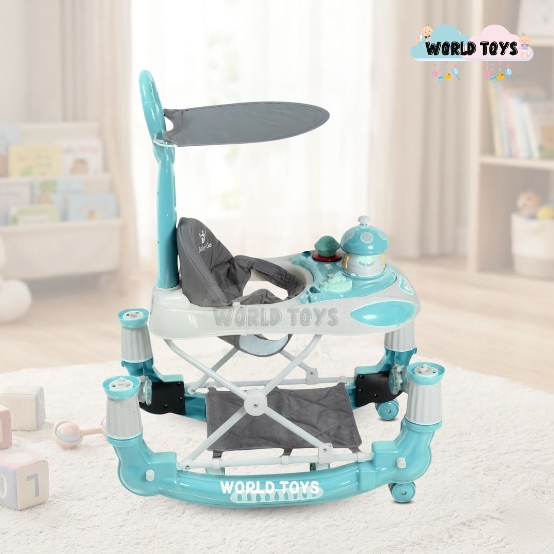 ANDADOR CON TABLERO DIDÁCTICO «DONO» EDICIÓN LIMITADA SKY BLUE - 4