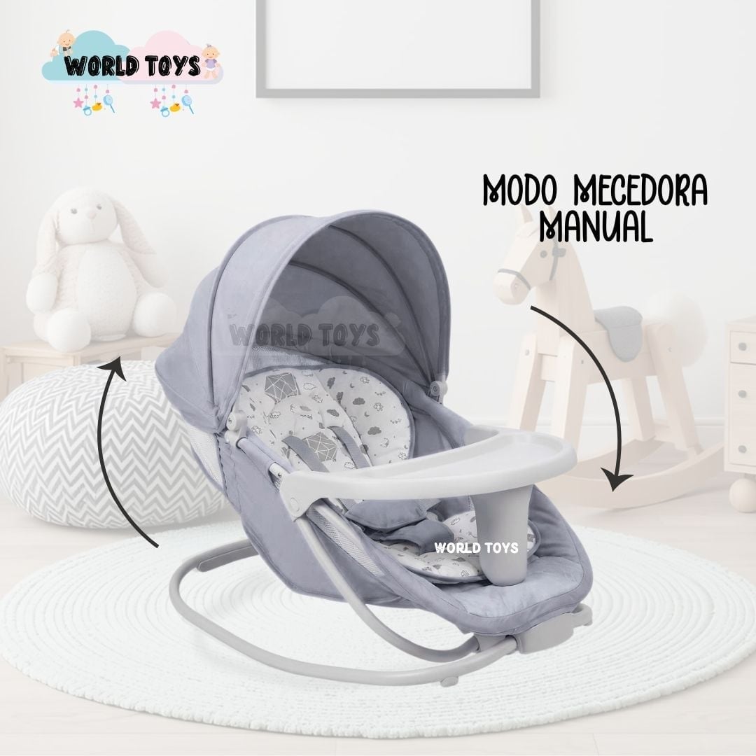 MECEDORA ELÉCTRICA PARA BEBÉS «AMBER» 4 EN 1 EDICIÓN LIMITADA - 4