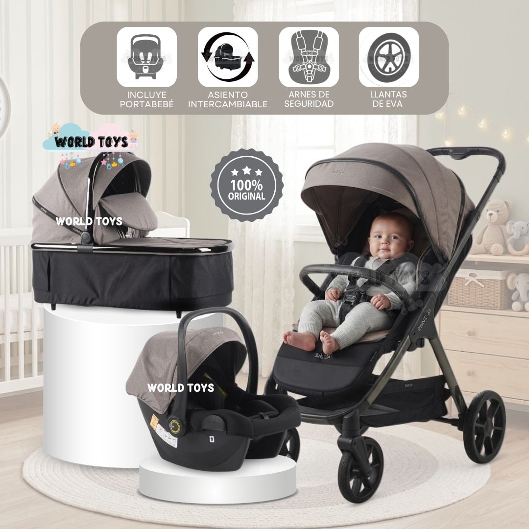 COCHE MOISÉS TRAVEL SYSTEM «NEXUS ALUM» CON SISTEMA ADAPTABLE Y PORTA BEBÉ - 2