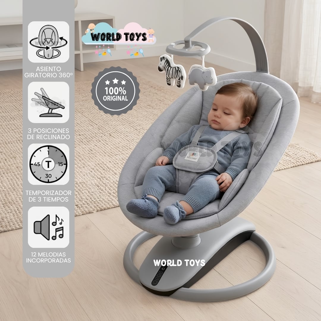 MECEDORA ELÉCTRICA PARA BEBÉ «ORBO» EDICIÓN LIMITADA - 2