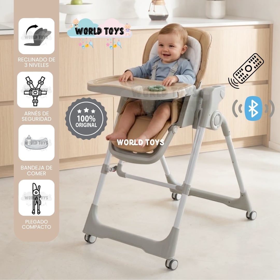 SILLA DE COMER CON MECEDORA «DOLCE VITA» CON BLUETHOOTH - 2