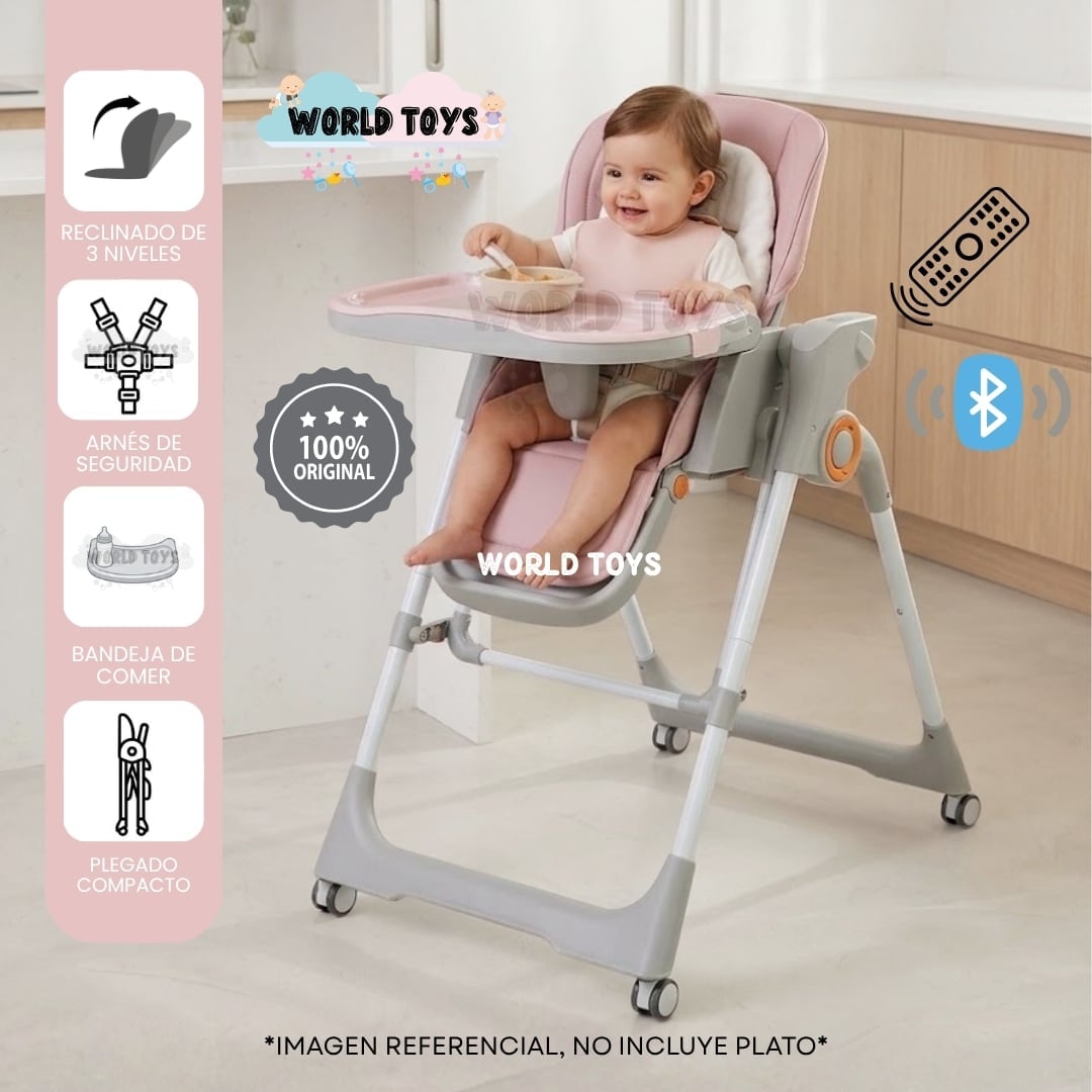 SILLA DE COMER CON MECEDORA «DOLCE VITA» CON BLUETHOOTH - 2