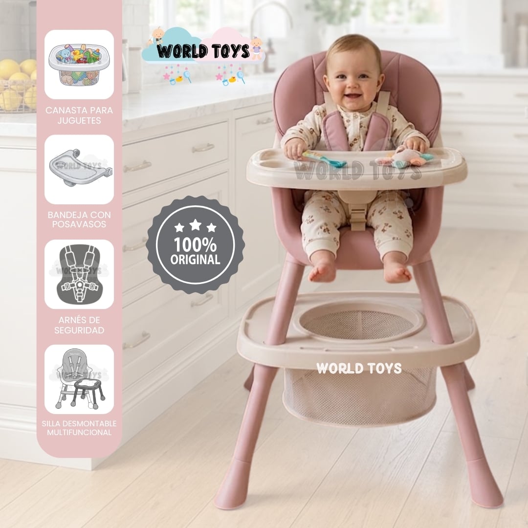 SILLA DE COMER MULTIFUNCIONAL «LYON» COLECCIÓN ESPECIAL - 2