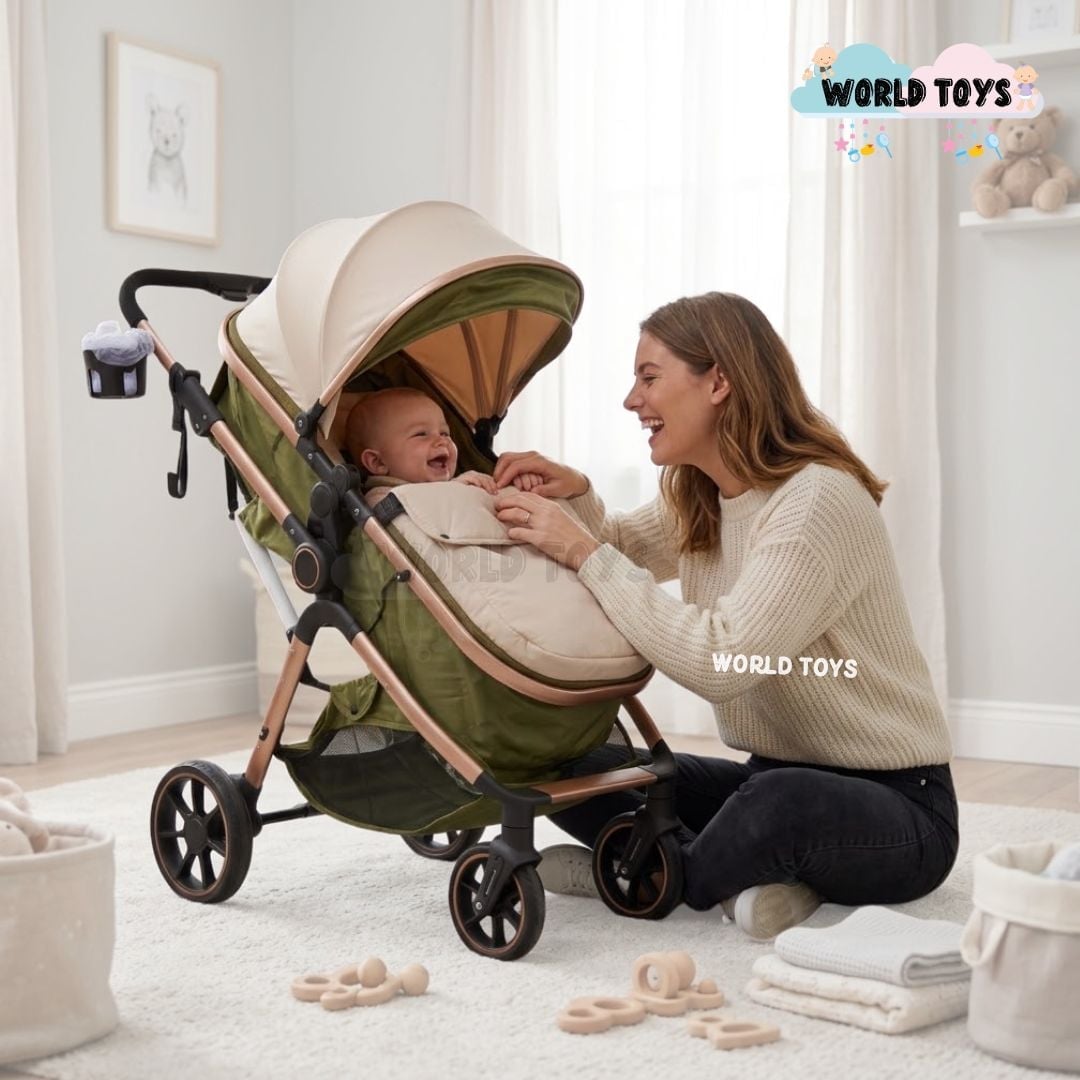 COCHE MOISÉS TRAVEL SYSTEM «OLIVER» COLECCIÓN EXCLUSIVA GREEN - 3