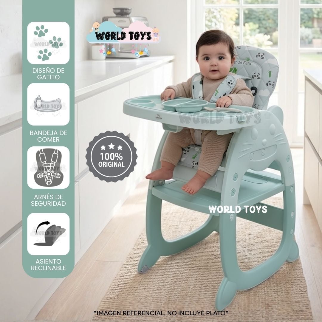 SILLA DE COMER MULTIFUNCIONAL «MIAU MIAU» EDICIÓN ESPECIAL - 2