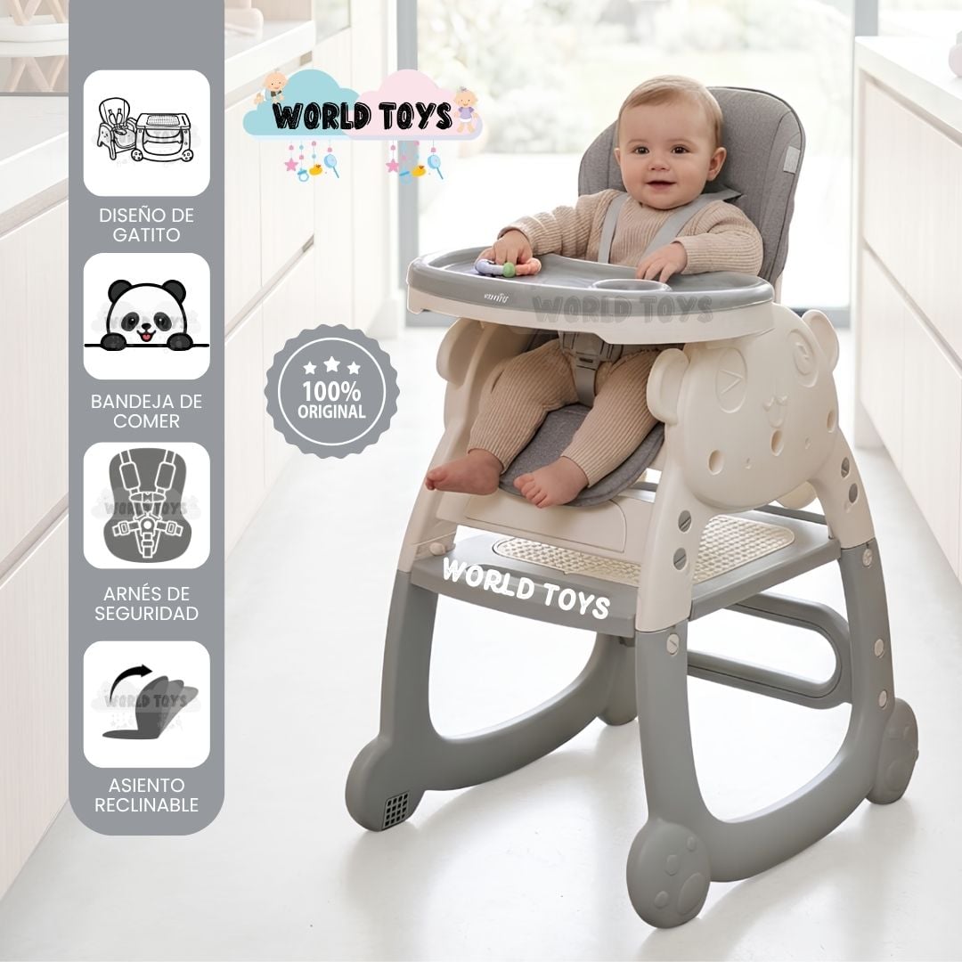 SILLA DE COMER MULTIFUNCIONAL «DANNIEL» EDICIÓN EXCLUSIVA PINK - 2