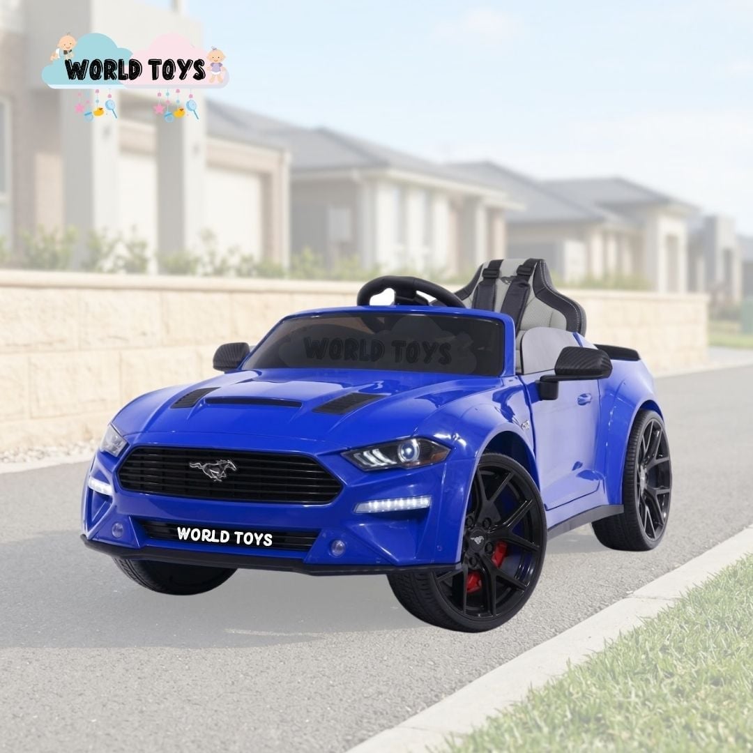 CARRO A BATERÍA MUSICAL  «MUSTANG» CON CONTROL REMOTO EDICIÓN EXCLUSIVA - 6