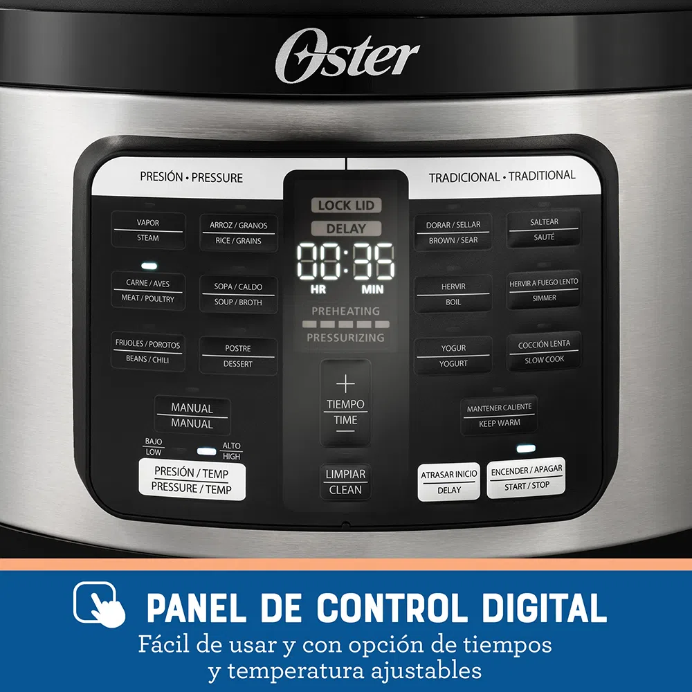 MULTI OLLA RÁPIDA OVALADA DE 5.7L OSTER CKSTPCECOV57 - 5
