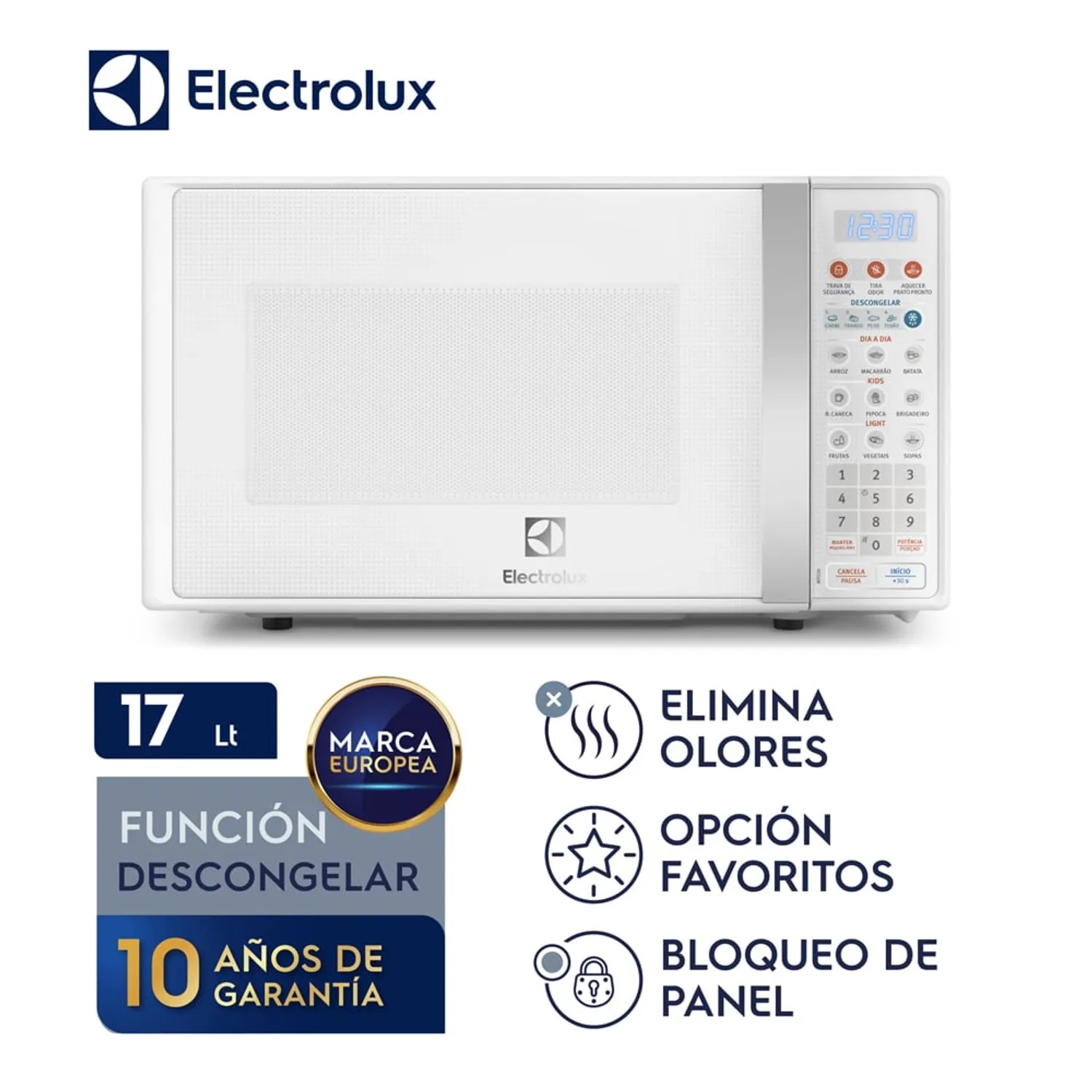HORNO MICROONDAS 17LTS ELECTROLUX EMDO17S2GSRUW BLANCO - 1