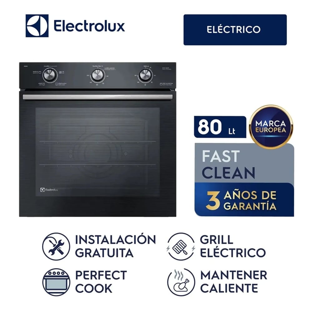 HORNO EMPOTRABLE ELECTROLUX OE8EL 80 L - 1