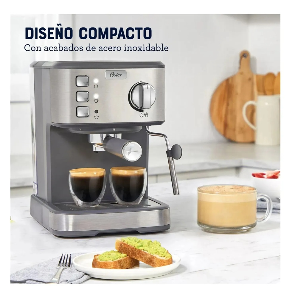 CAFETERA DE ESPRESSO COMPACTA OSTER BVSTEM5502 15 BARES - 5