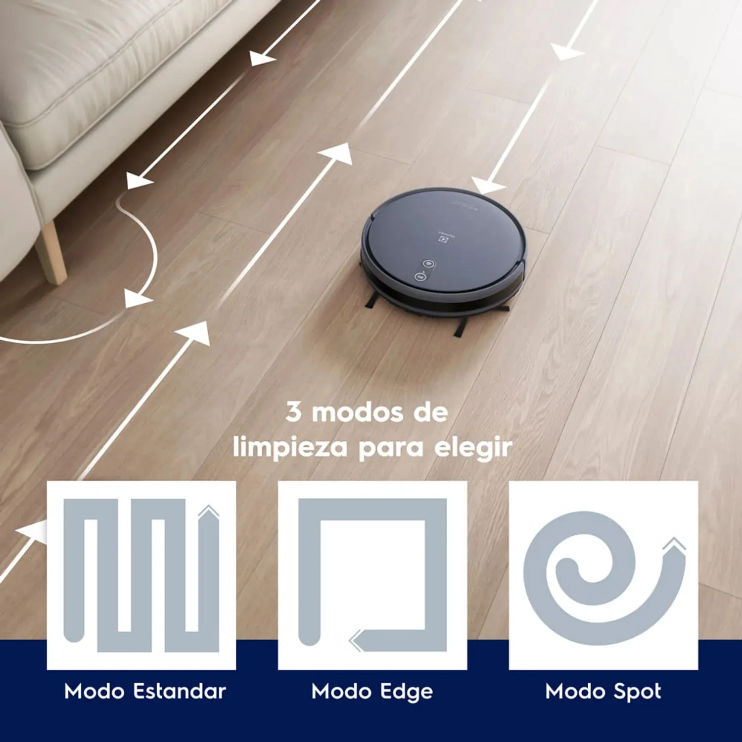 ASPIRADORA ROBOT ELECTROLUX 4 EN 1 WI-FI EXPERIENCE AZUL ERB44 - 5