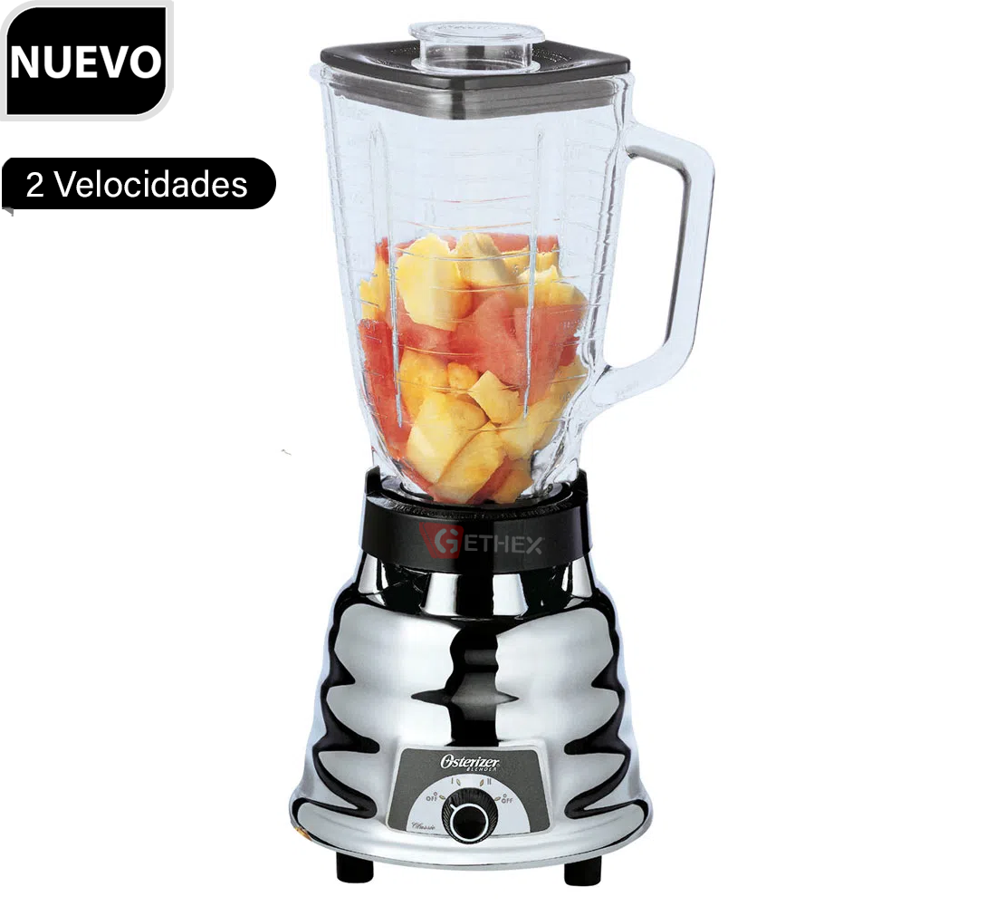 LICUADORA OSTER 250-22 CLASICA 2 VEL 1.25 LTS ACERO - 1
