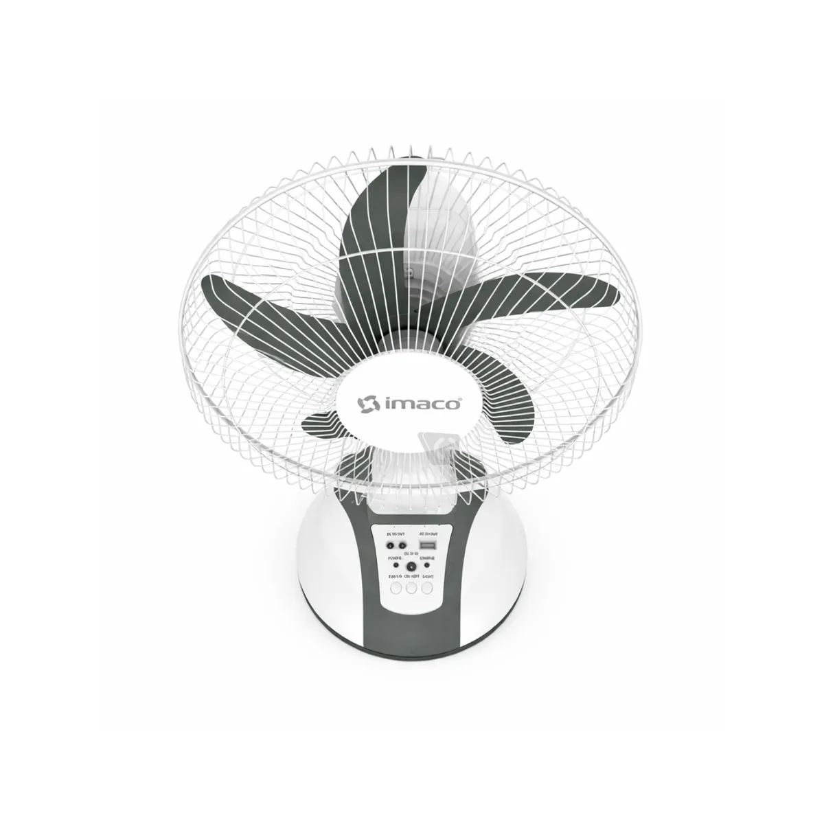 VENTILADOR 14 SOLAR RECARGABLE DE MESA FAN1418SOL IMACO - 3
